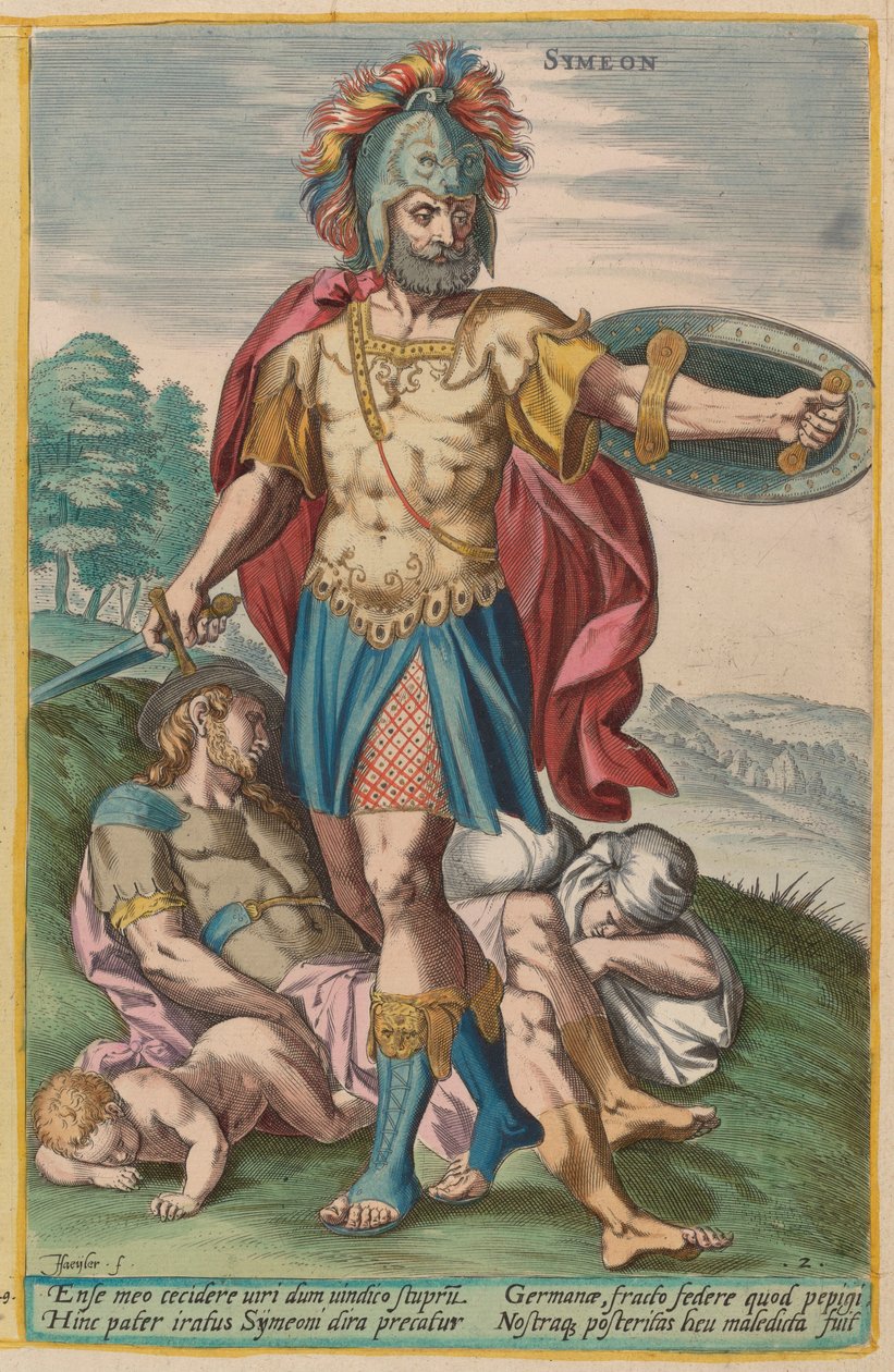 Simeon, c. 1585. tekijältä Johann Sadeler I