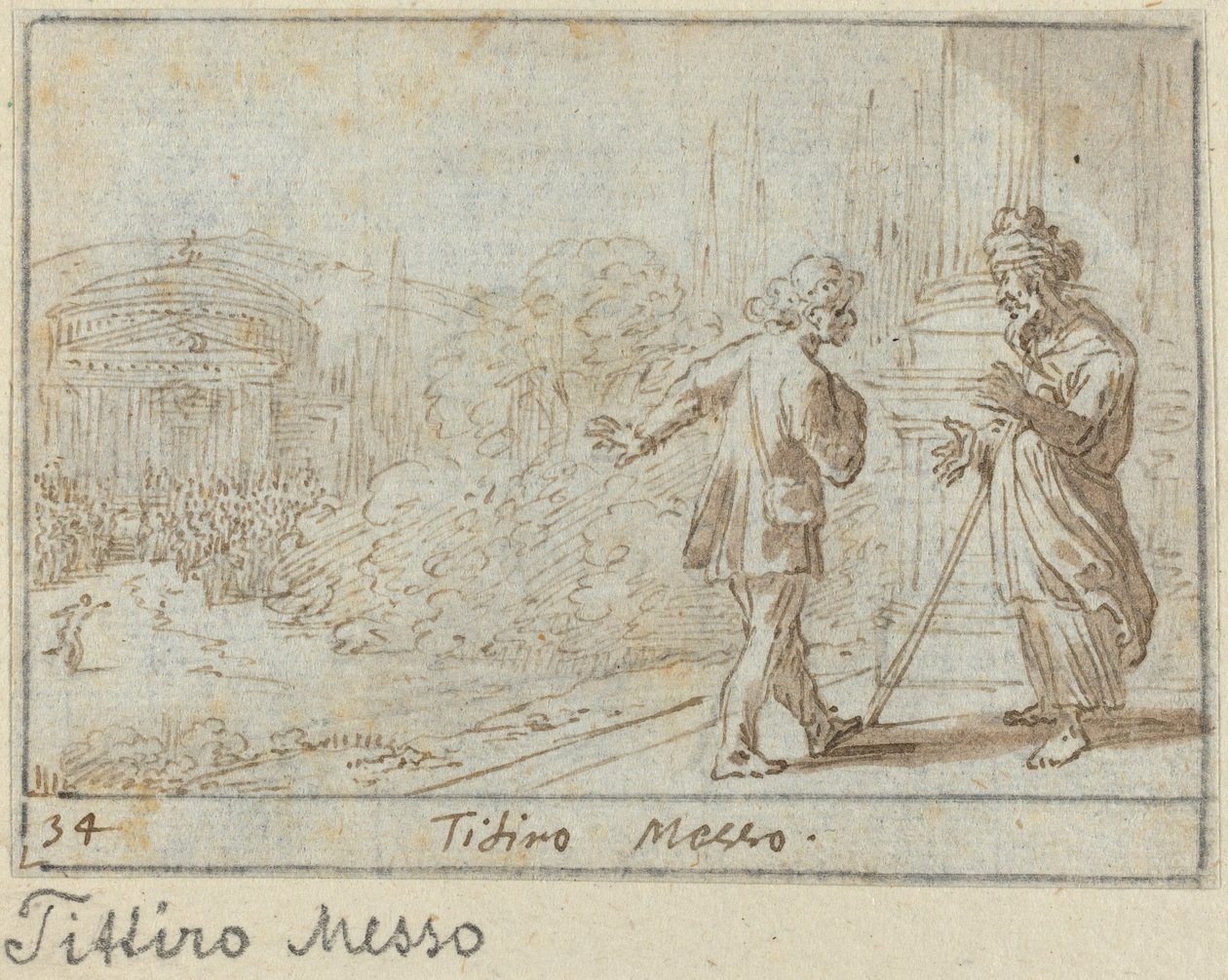 Titiro ja Messo, 1640. tekijältä Johann Wilhelm Baur