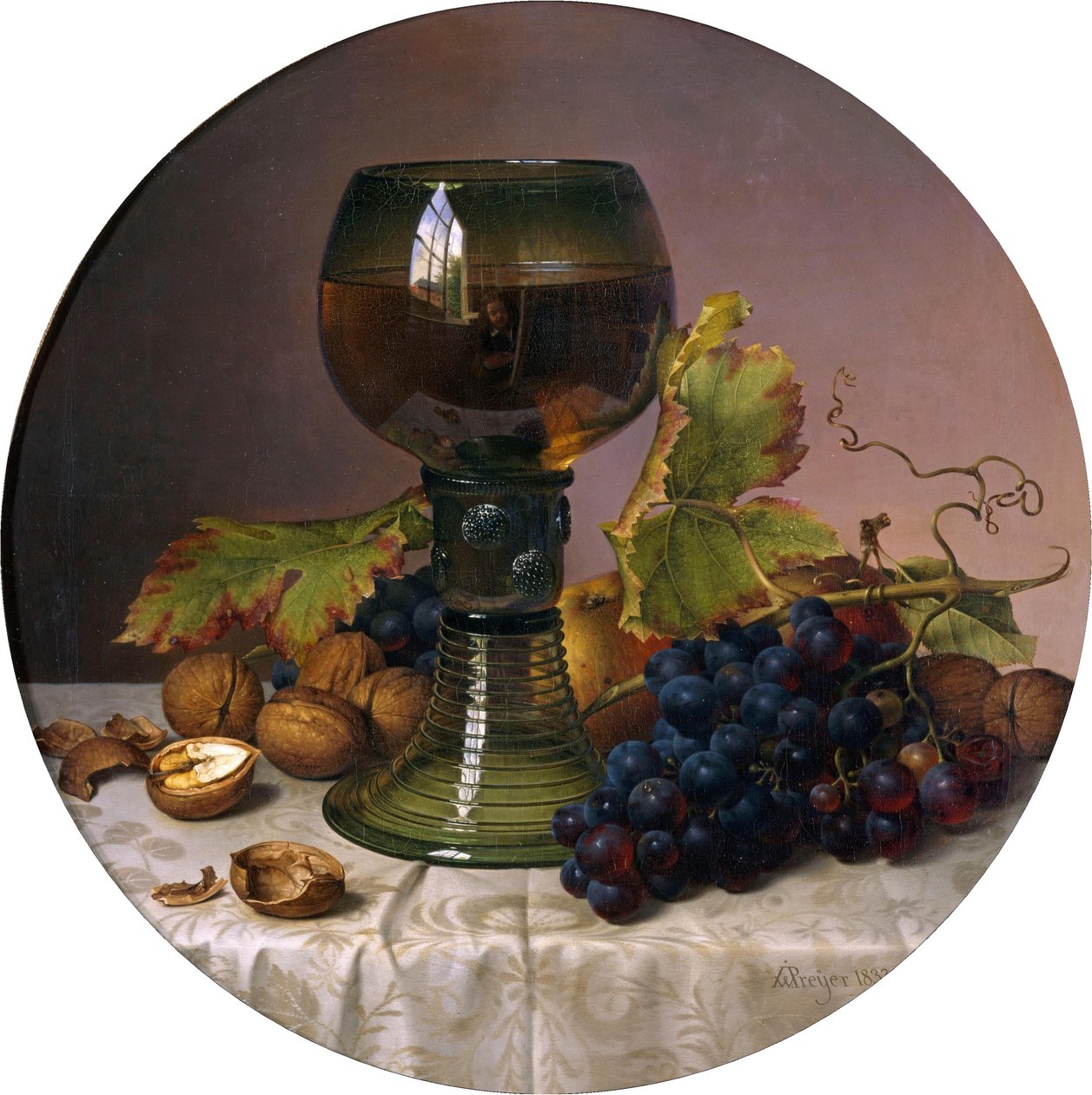 Obststilleben tekijältä Johann Wilhelm Preyer