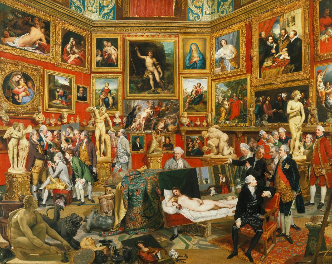 Uffizin Tribuna tekijältä Johann Zoffany