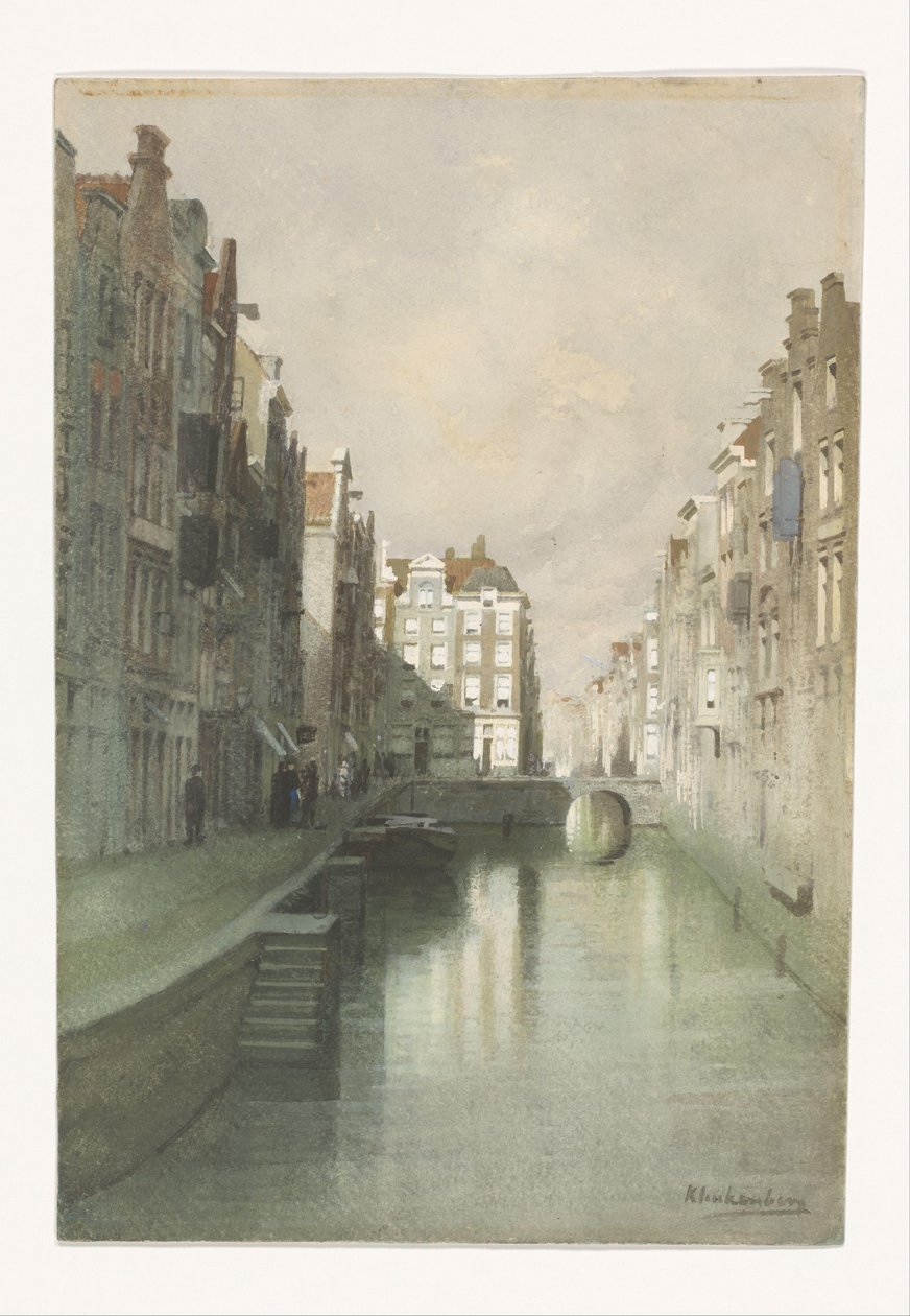 Rotterdam (otsikko esineessä) tekijältä Johannes Christiaan Karel Klinkenberg (signed by artist)