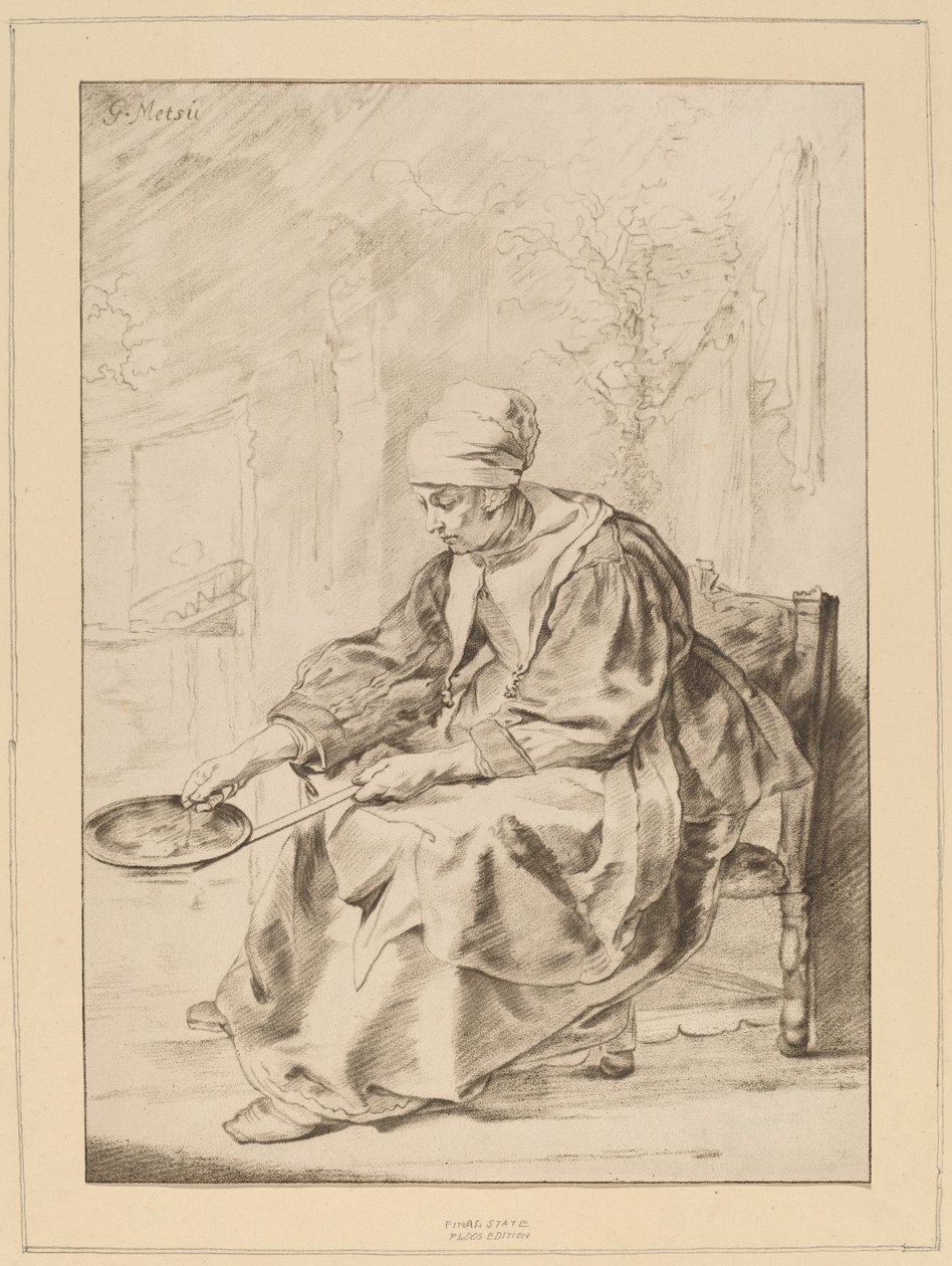 Pannukakkunainen, 1768. tekijältä Johannes Kornlein