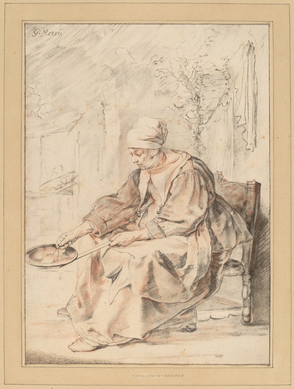 Pannukakkunainen, 1768. tekijältä Johannes Kornlein