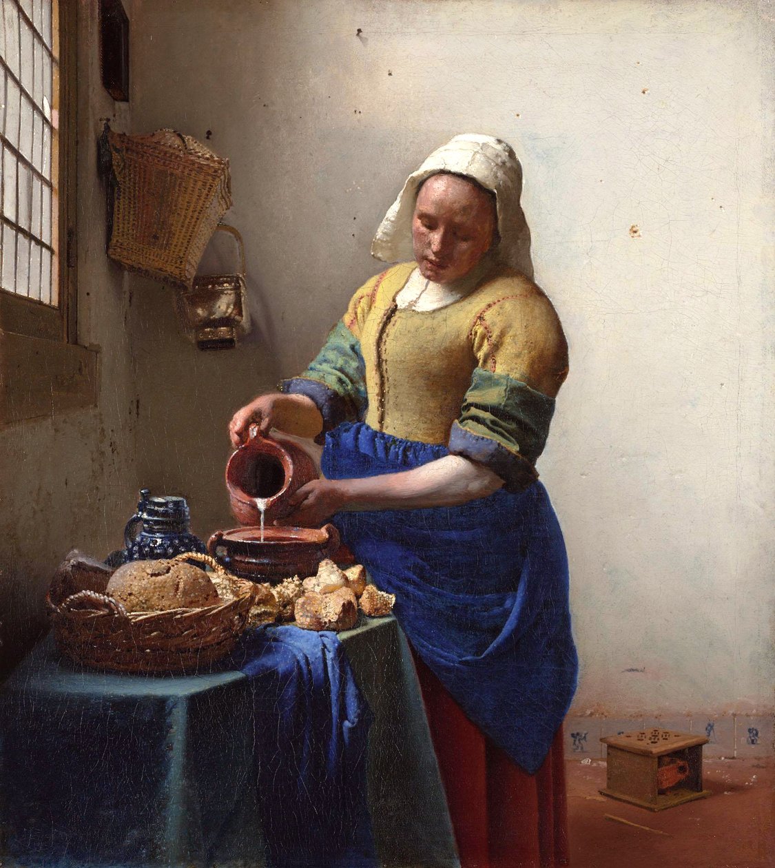 Arabiaa:  The Milkmaid tekijältä Johannes Vermeer