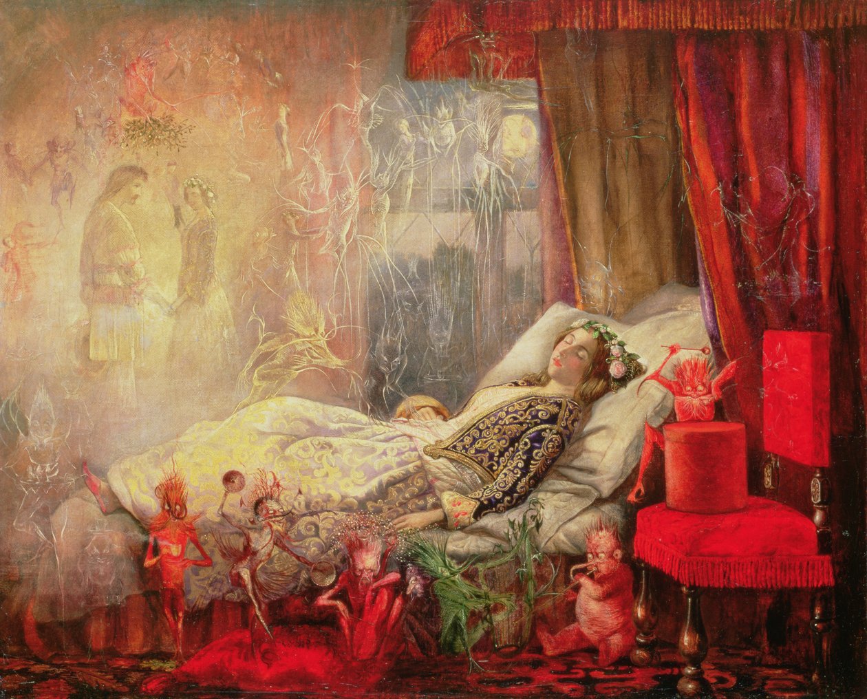 The Stuff that Dreams are Made Of, 1858 (ks. myös 91898). tekijältä John Anster Fitzgerald