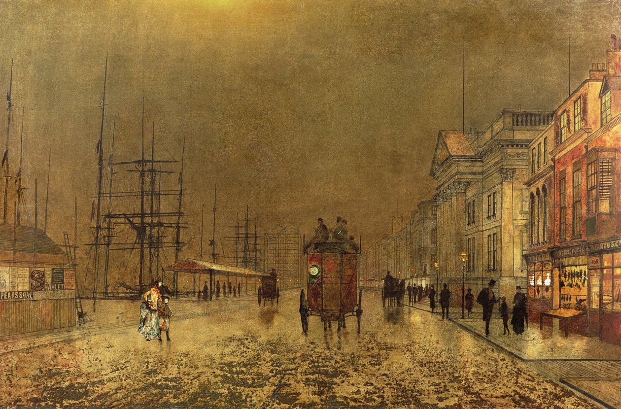 Liverpool Street tekijältä John Atkinson Grimshaw