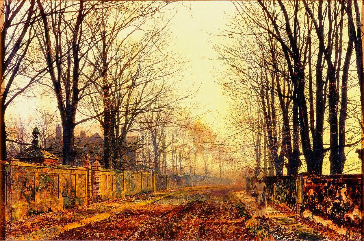 Ratsastushousujen alla, 1892 tekijältä John Atkinson Grimshaw