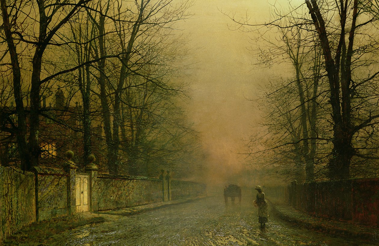 Missä vaaleat kuun säteet viipyvät tekijältä John Atkinson Grimshaw