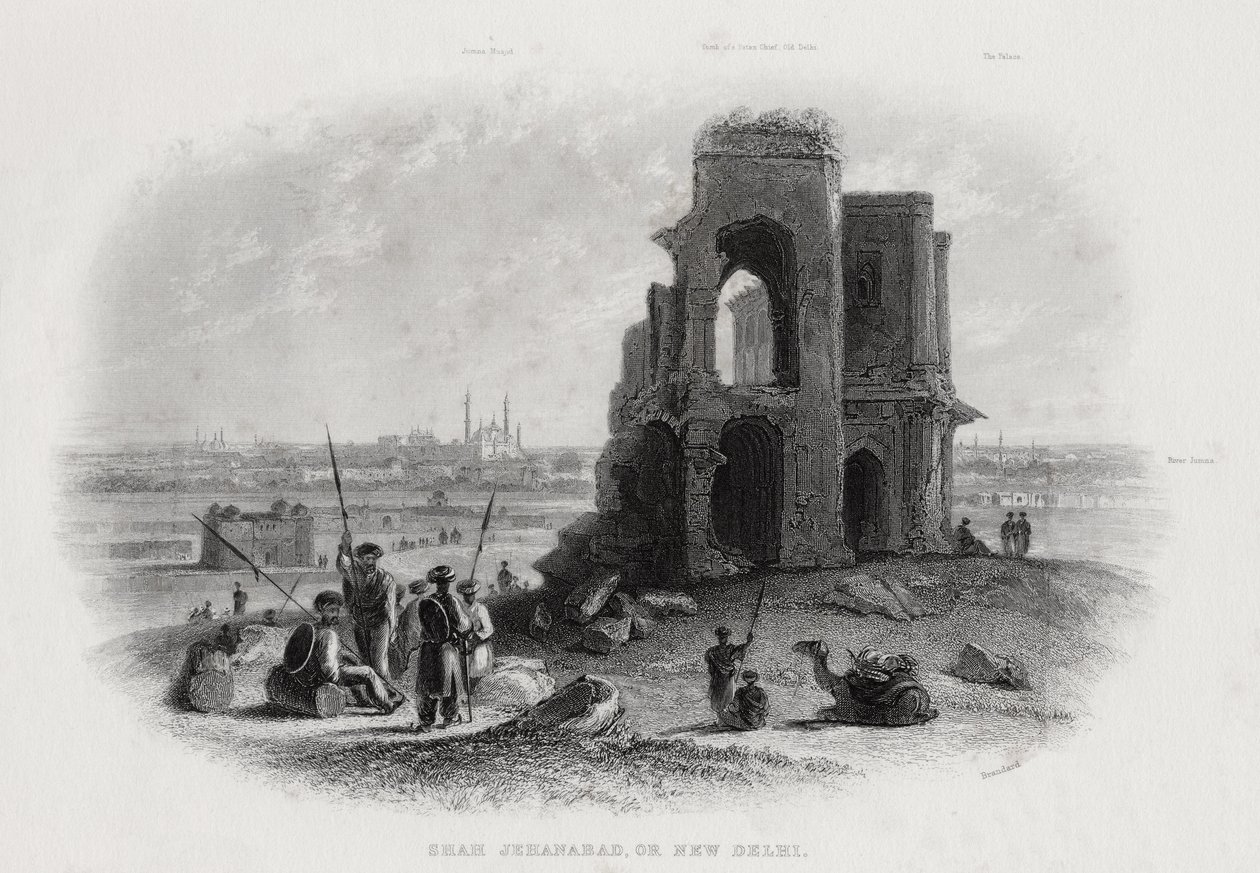 Shah Jehanabad ja New Delhi, Intia tekijältä John Brandard
