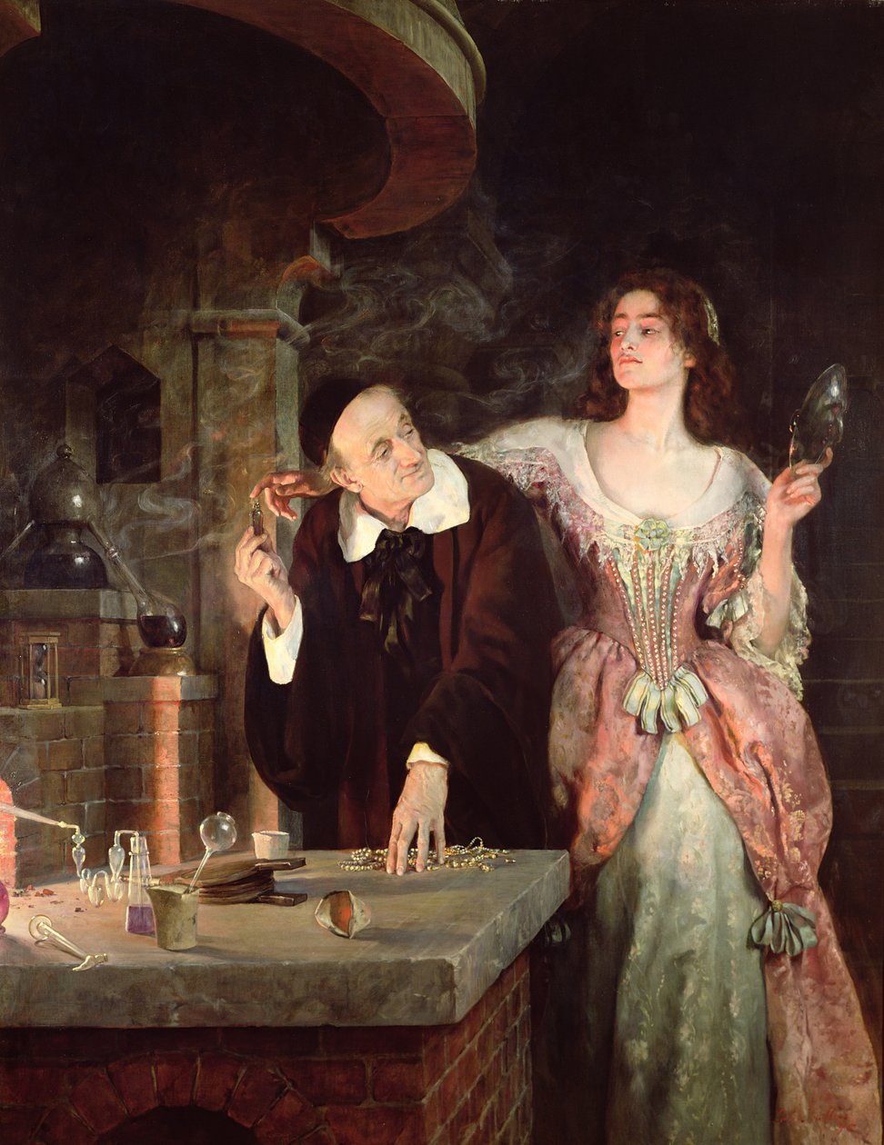 Laboratorio, 1895 tekijältä John Collier