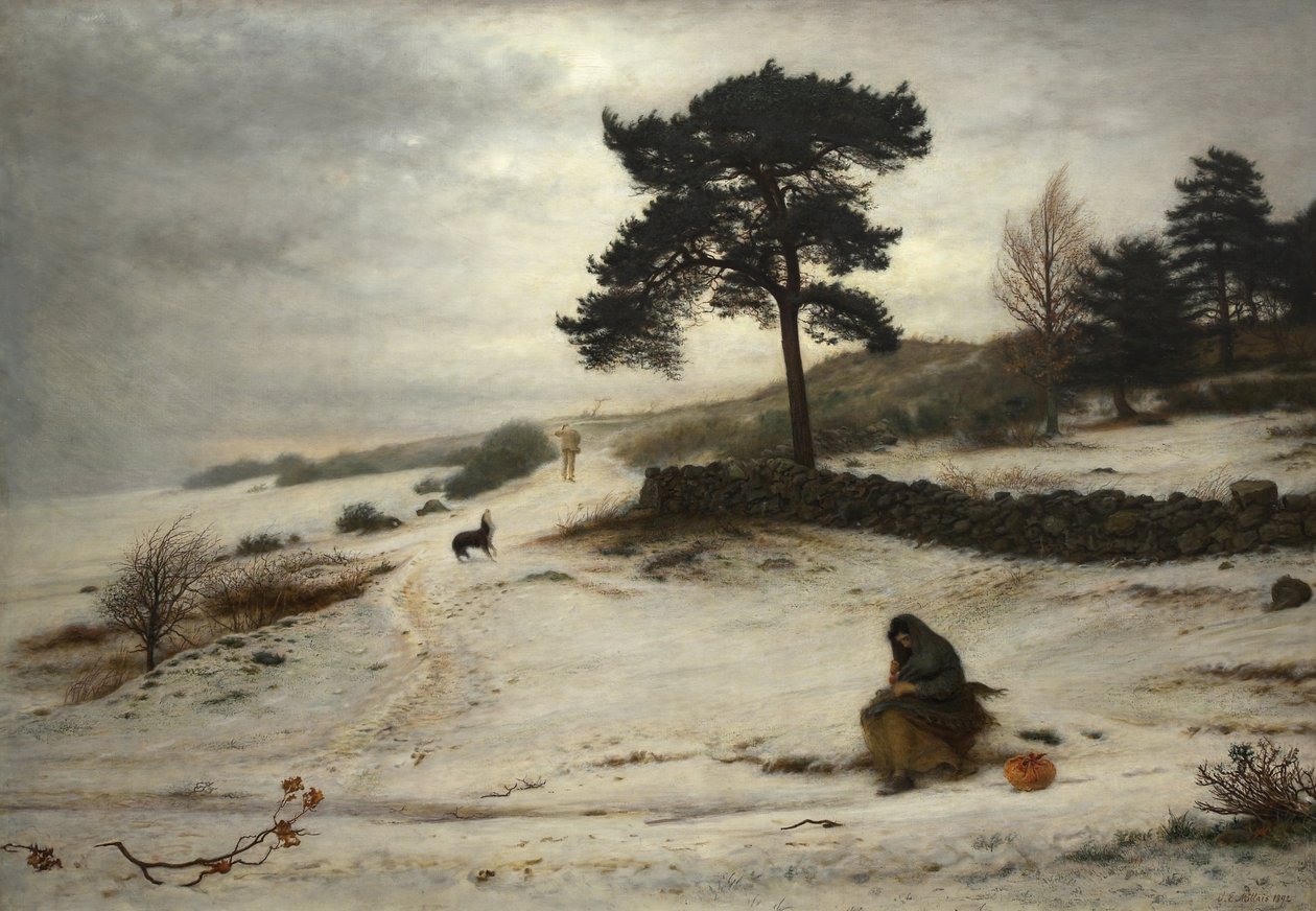 Iske Isku Talvituuli tekijältä John Everett Millais