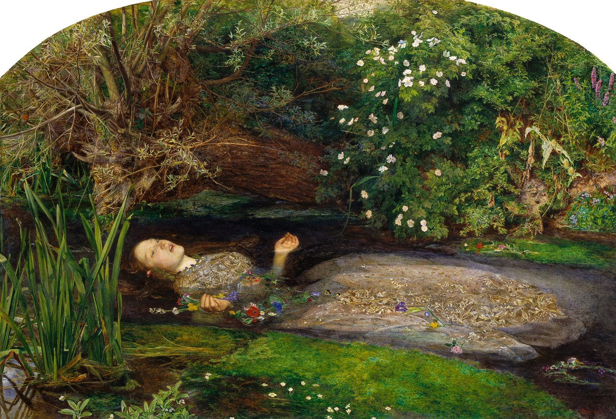 Ophelia tekijältä John Everett Millais