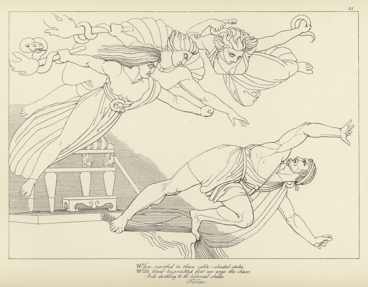 Furies tekijältä John Flaxman