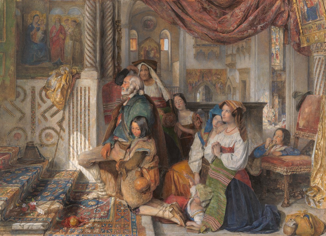 Roomalaiset pyhiinvaeltajat tekijältä John Frederick Lewis