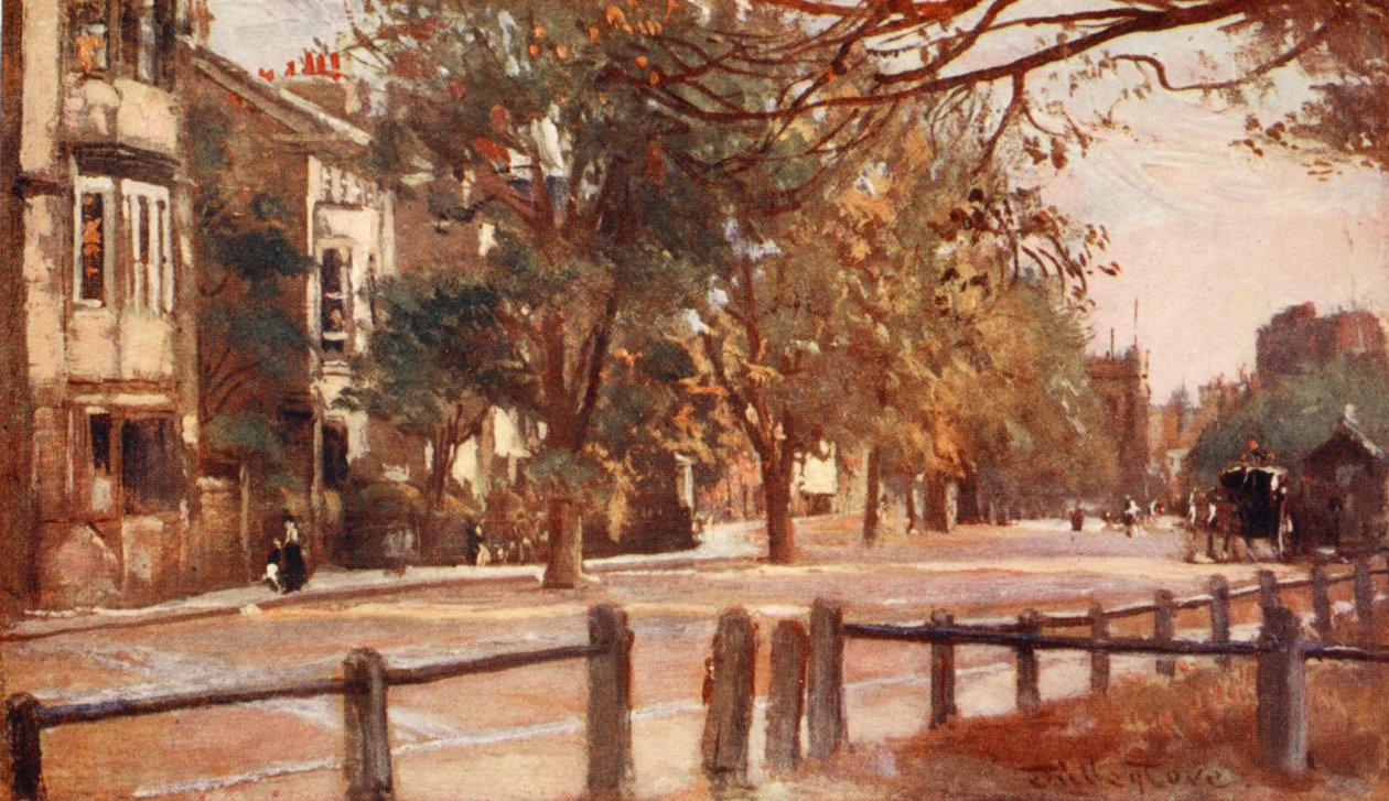 St. Giles, Katse kohti St. Mary Magdalenia (etelään), 1903. tekijältä John Fulleylove