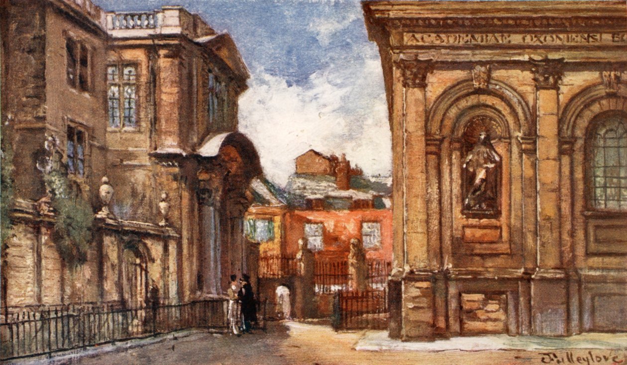 Old Ashmolean Museum ja Sheldonian Theatre, 1903 tekijältä John Fulleylove
