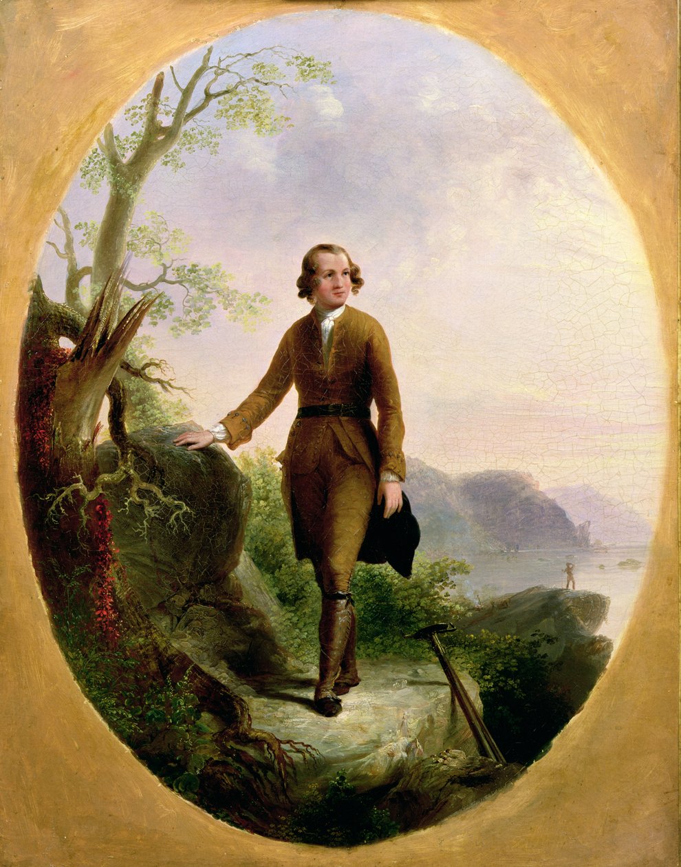 George Washington nuorena katsastajana, 1841 tekijältä John Gadsby Chapman