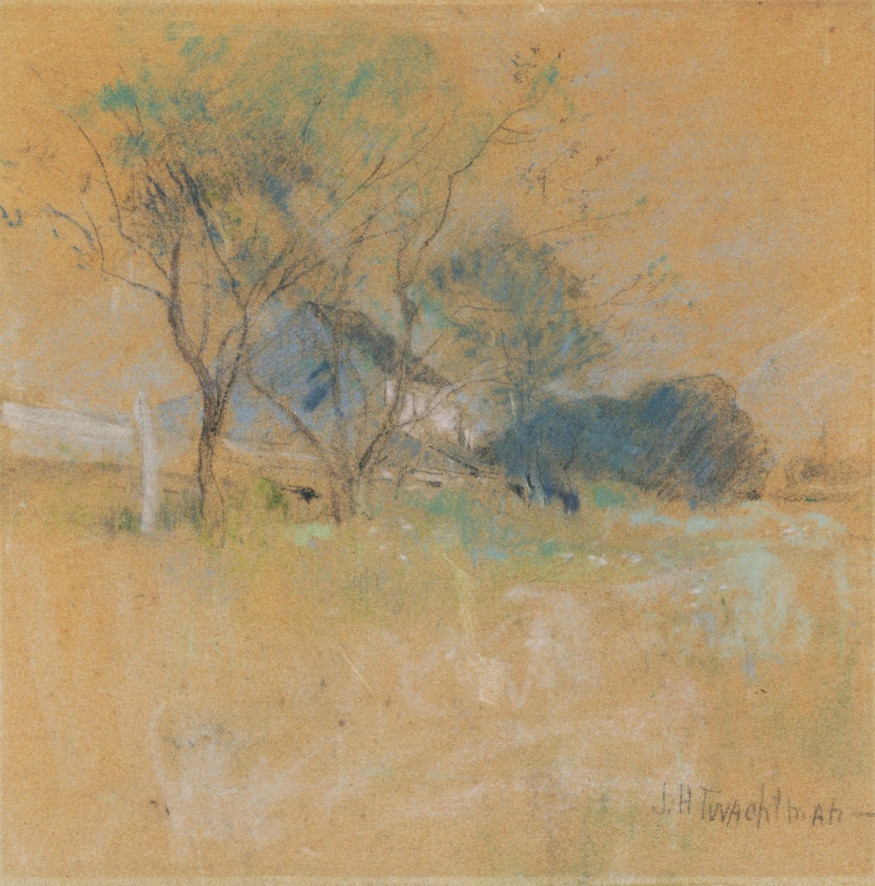 Talo ja puu tekijältä John Henry Twachtman