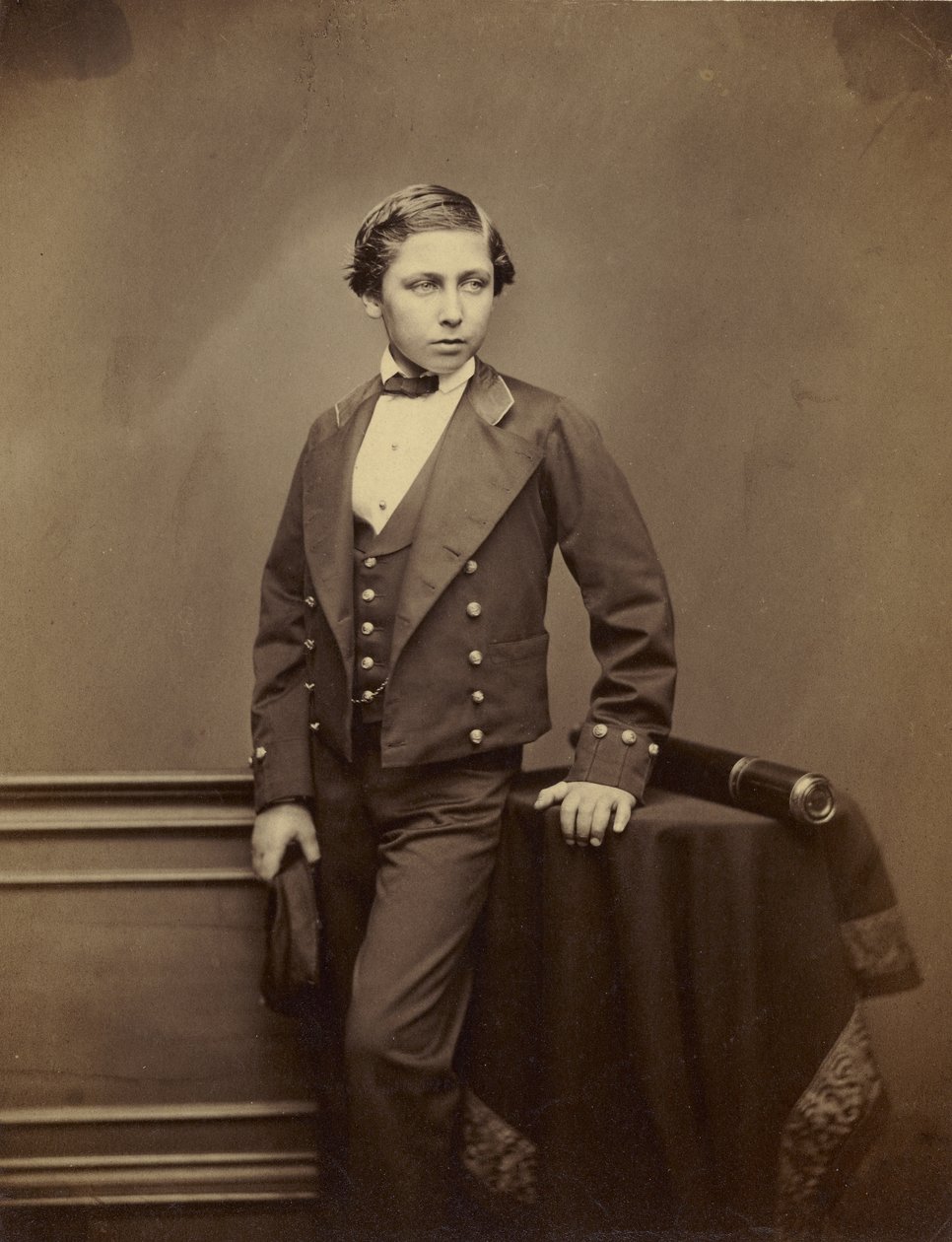 Walesin prinssi, myöhemmin Edward VIII, n. 1856 (albumin hopeaprintti) tekijältä John Jabez Edwin Paisley Mayall