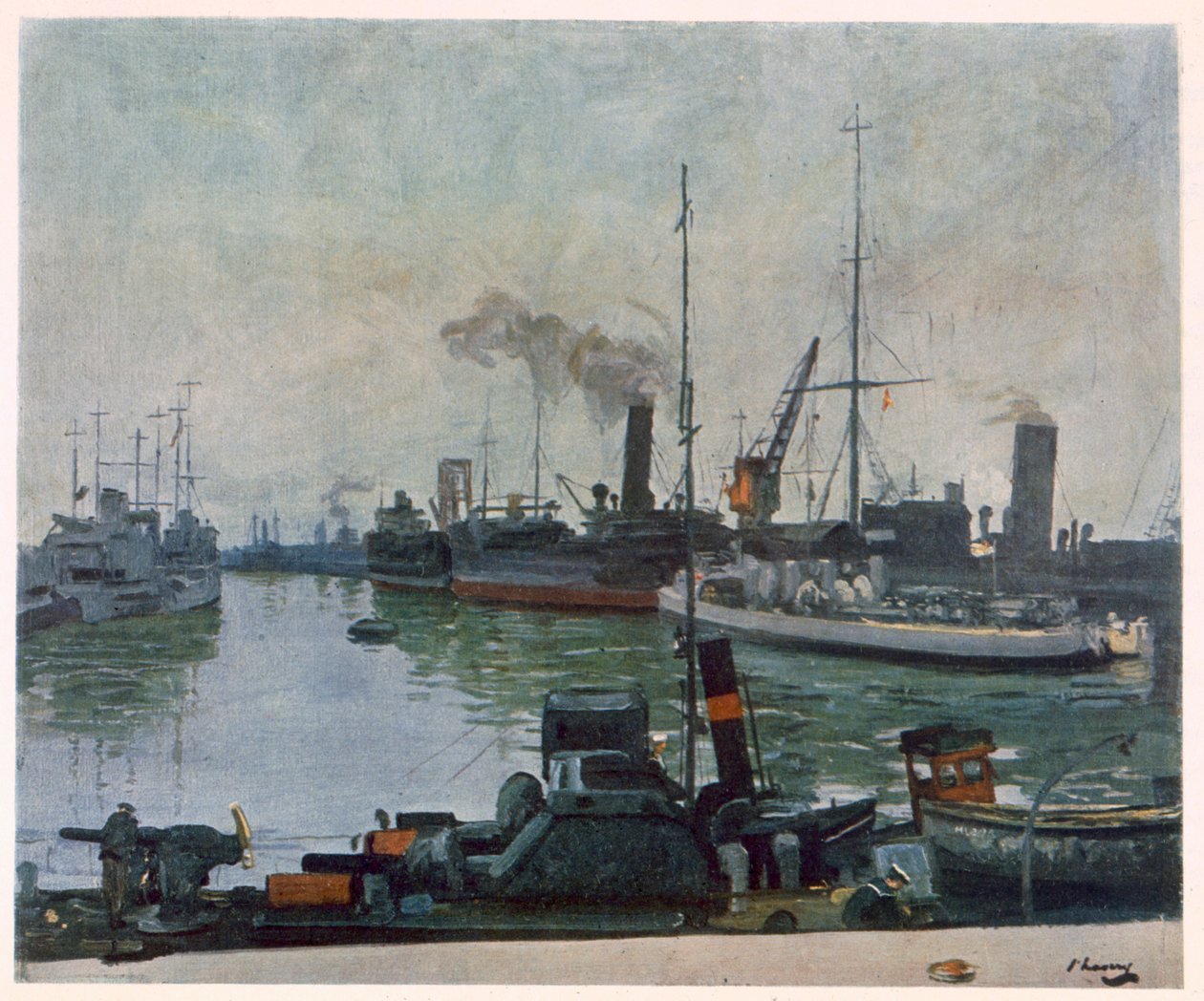 Partioveneet, British Artists at the Front, jatkoa Länsirintamalle, 1918 tekijältä John Lavery