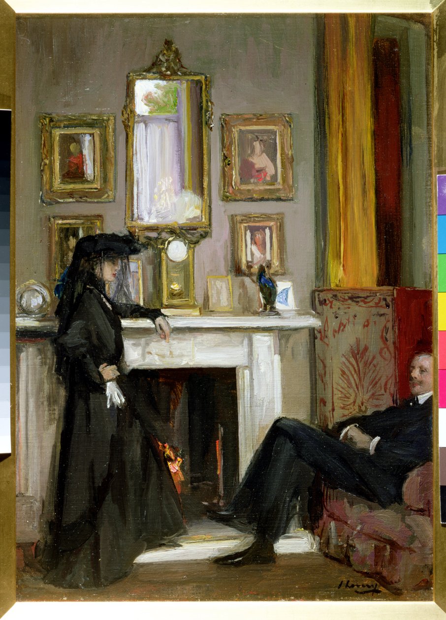 Harmaa salonki, Tanger tekijältä John Lavery
