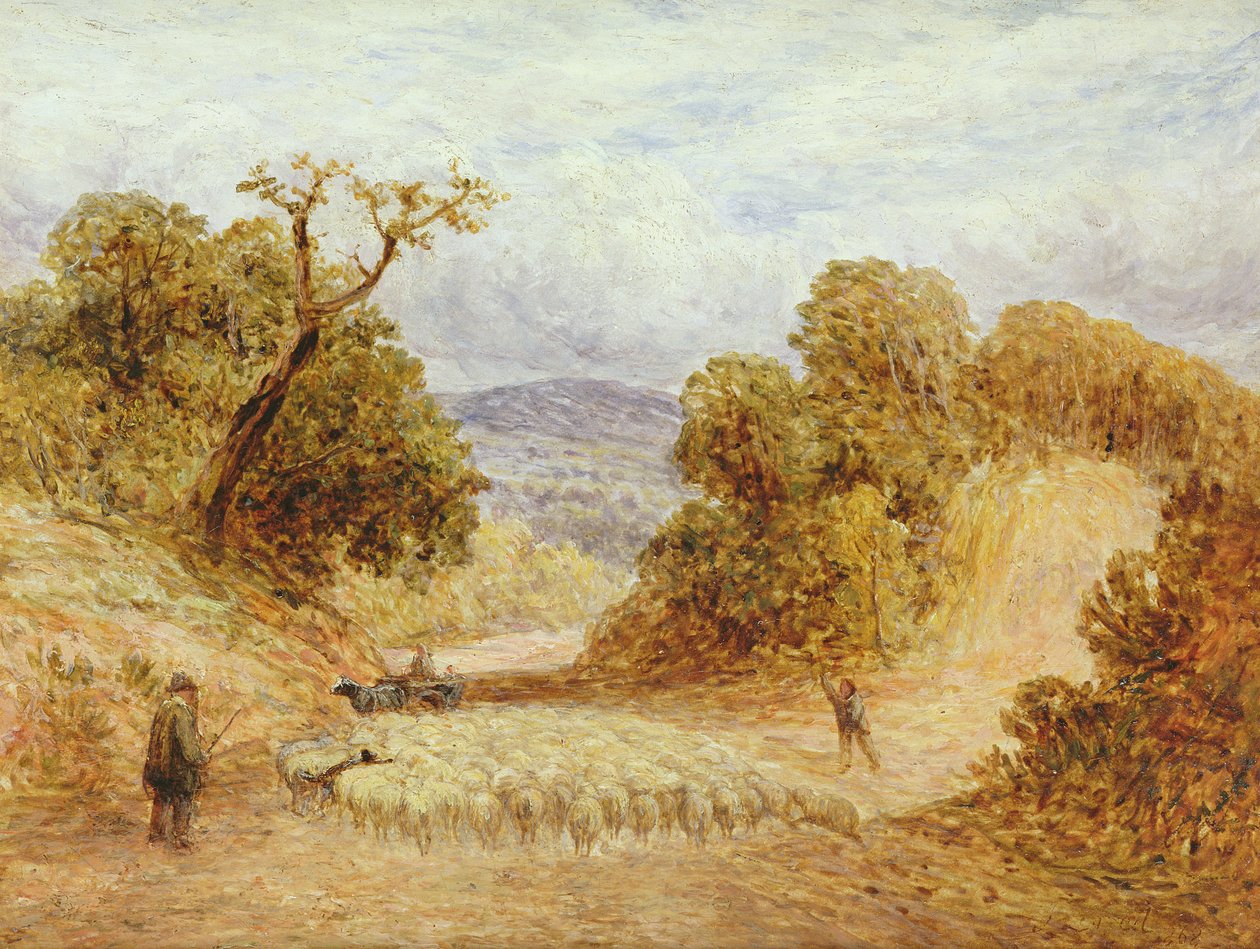 Pölyinen tie, 1868 tekijältä John Linnell