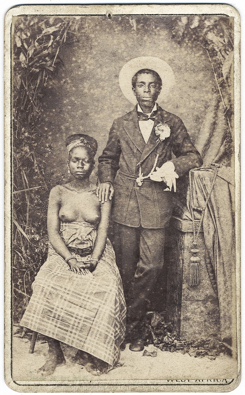 Pariskunta, 1870-luku (albumiprintti) tekijältä John M. Blair