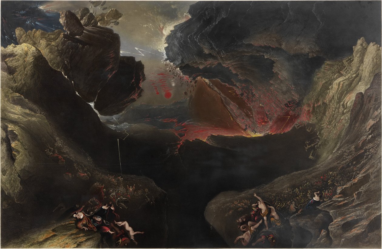Hänen vihansa suuri päivä, n. 1851-53 tekijältä John Martin