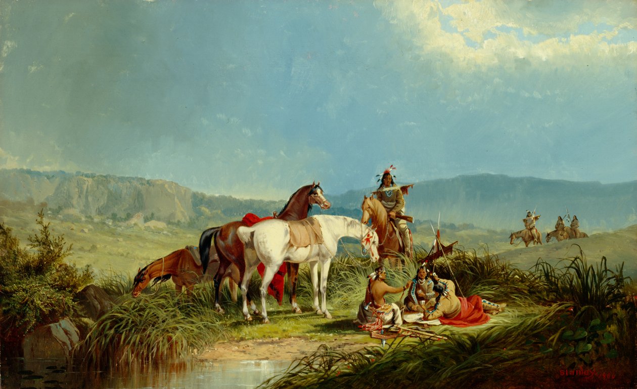Intialaiset pelikortit, 1866 tekijältä John Mix Stanley