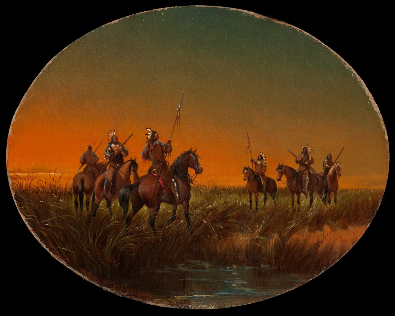 Haaste, noin 1870 tekijältä John Mix Stanley