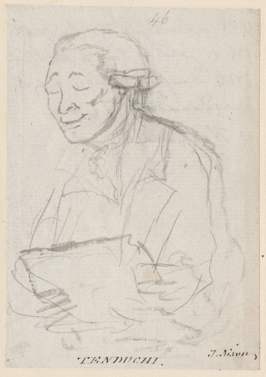 Tenducci, n. 1785 (kynä ja pesu paperille) tekijältä John Nixon