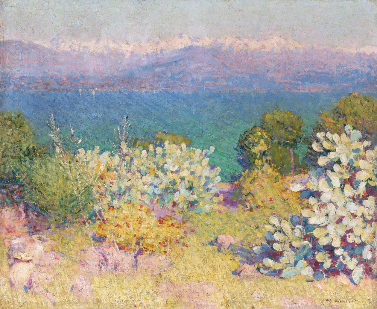 Aamulla Alpes Maritimes Antibesista tekijältä John Peter Russell
