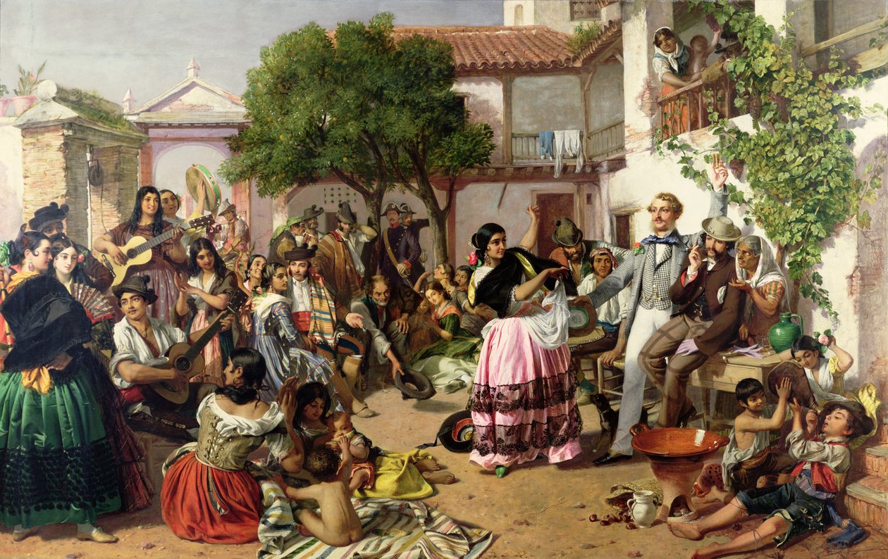 Elämä mustalaisten keskuudessa, Sevilla, 1853 tekijältä John Phillip