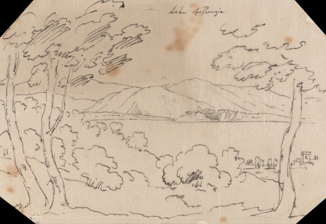 Perugian järvi tekijältä John Robert Cozens