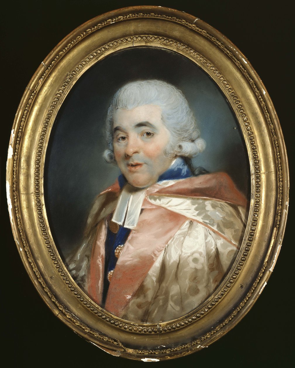 Thomas Sander Dupuis (pastelli kankaalle asetettu paperille, kehystetty) tekijältä John Russell