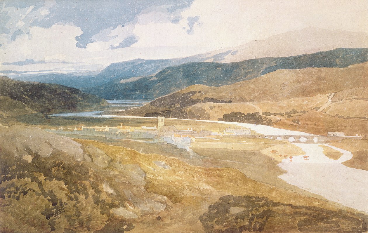 No.2303 Dolgelly, Pohjois-Wales, 1804-05 tekijältä John Sell Cotman
