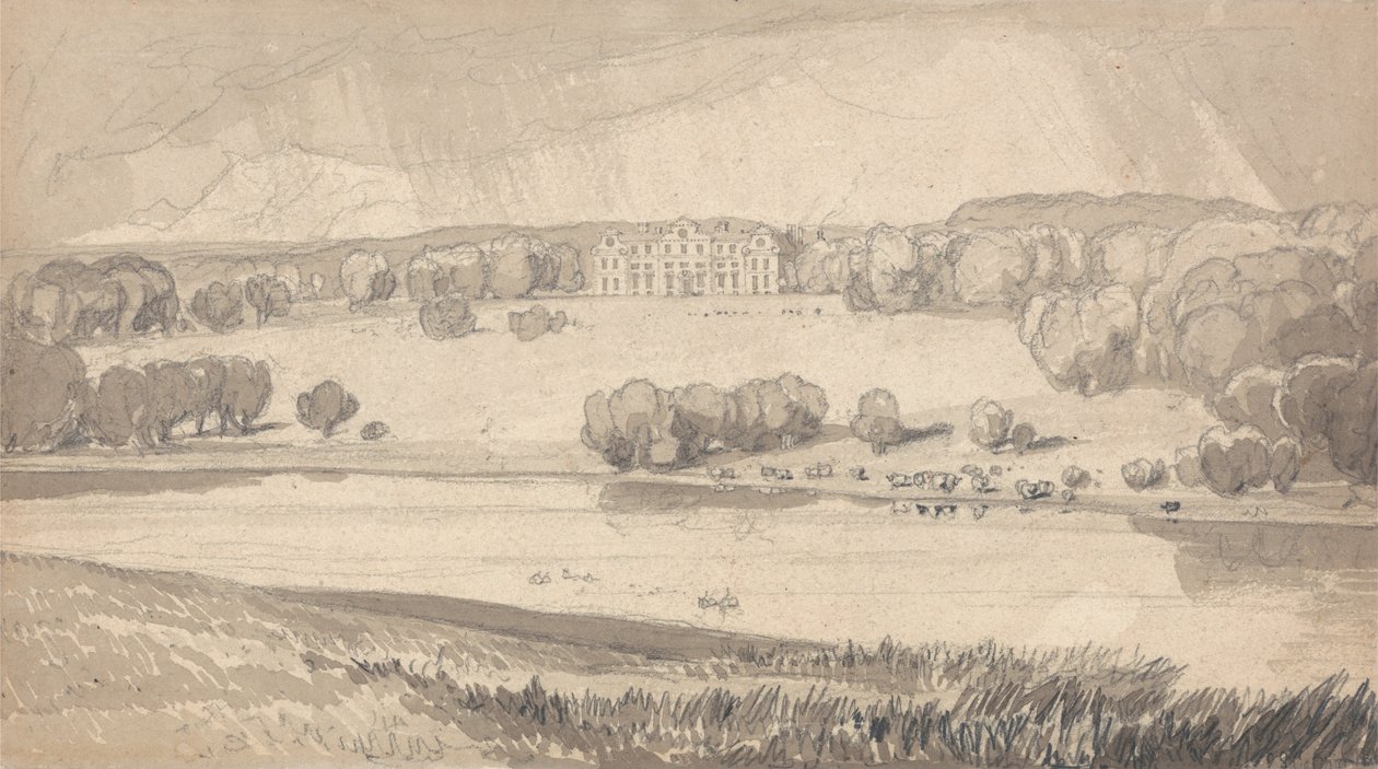 Raynham Hall, Norfolk tekijältä John Sell Cotman