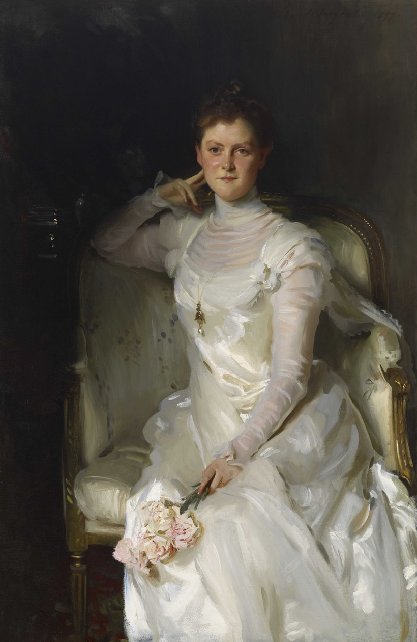 Rouva Joshua Montgomery Sears (Sarah Choate Sears) tekijältä John Singer Sargent
