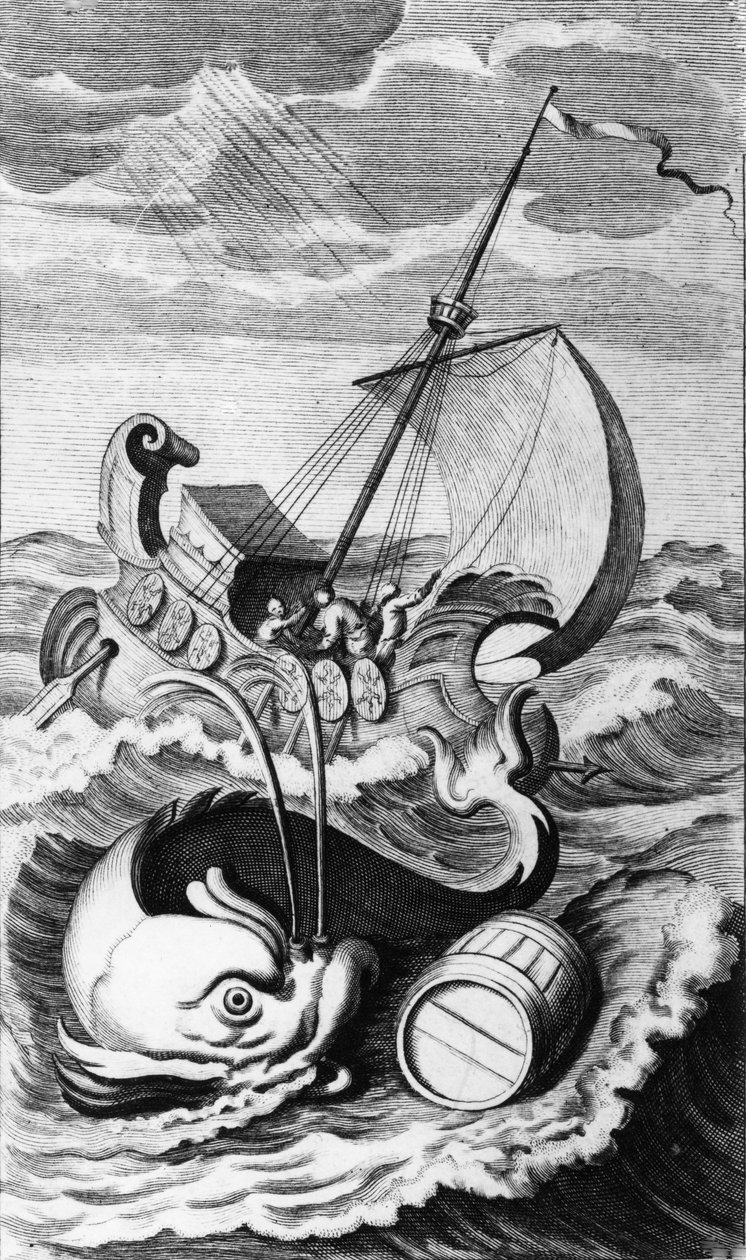 Kuvitus Swiftin kirjasta A Tale of Tub, 1704 tekijältä John Sturt