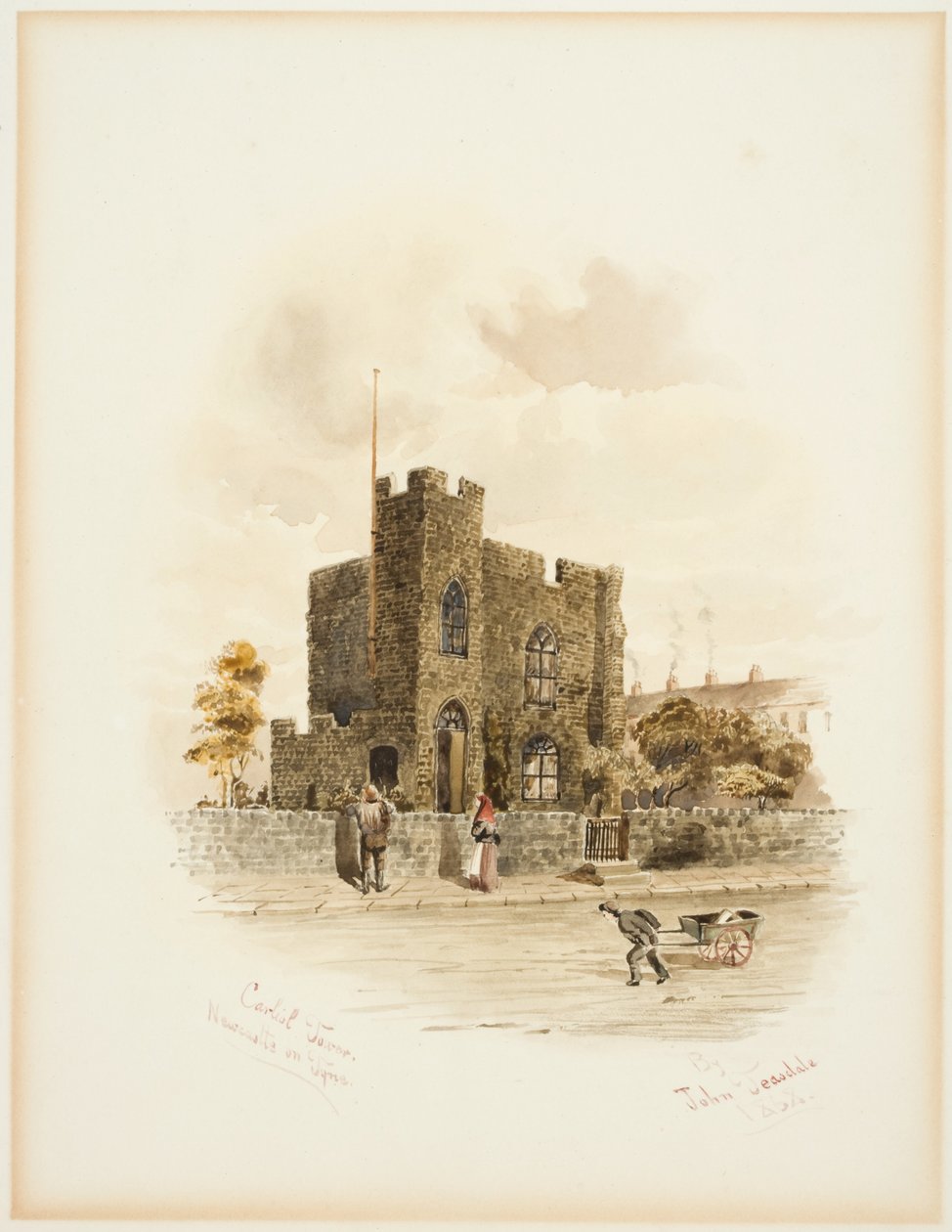Carliol Tower, Newcastle upon Tyne (runkoväri) tekijältä John Teasdale