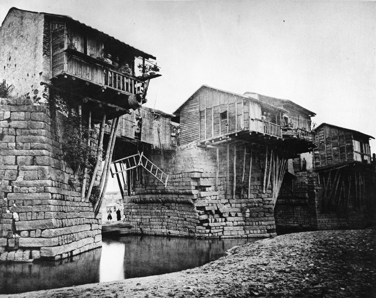 Chao-Chow-Fu -silta, noin 1870 tekijältä John Thomson