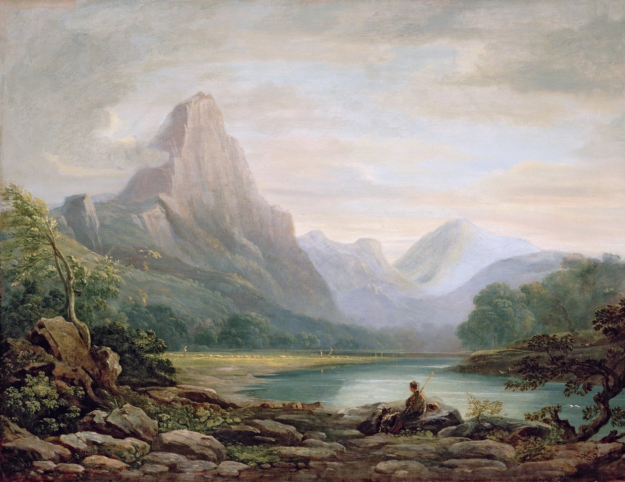 Walesin laakso, 1819 tekijältä John Varley