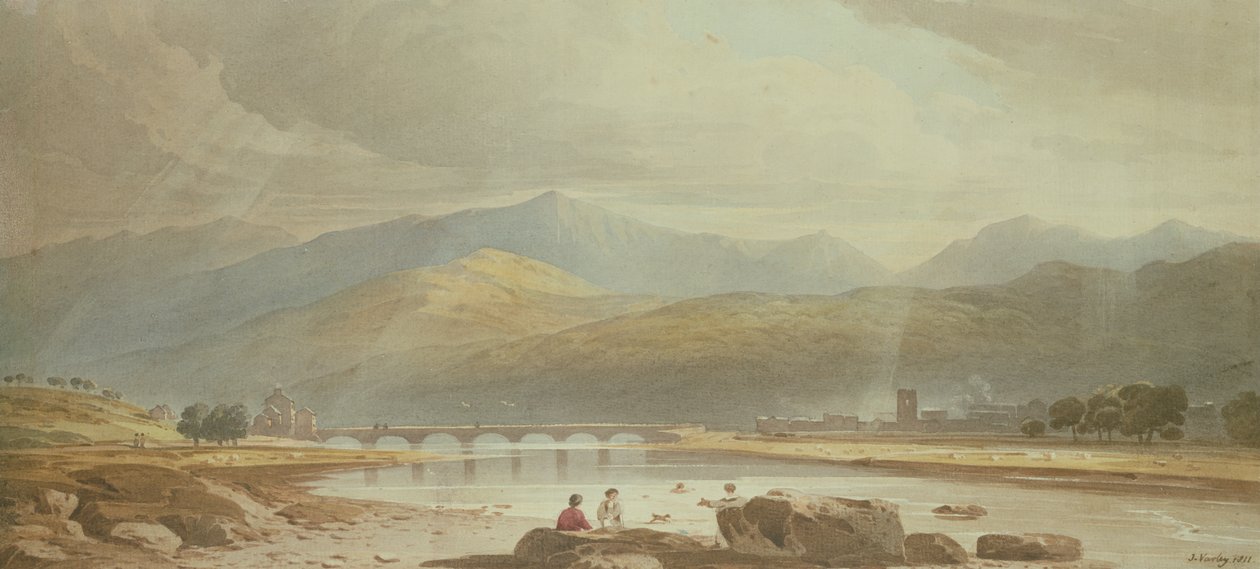 Dolgellau, 1811 tekijältä John Varley