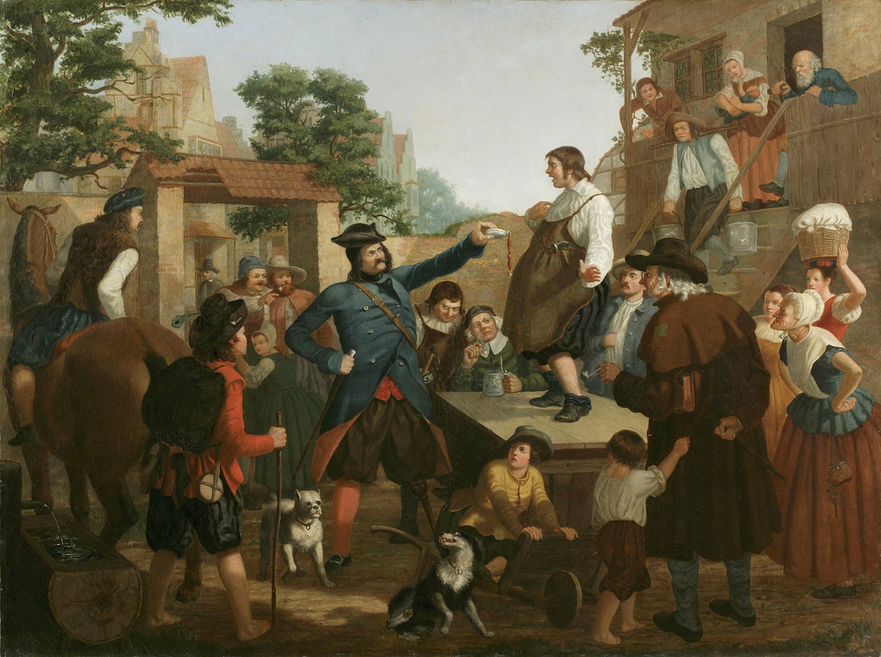 Peter Stuyvesant ja Suutarit, n. 1850 tekijältä John Whetten Ehninger