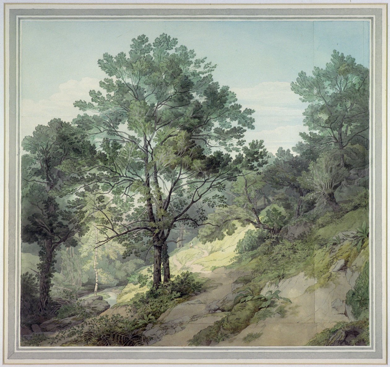 Näkymä lähellä Cantonteignia, Devon tekijältä John White Abbott