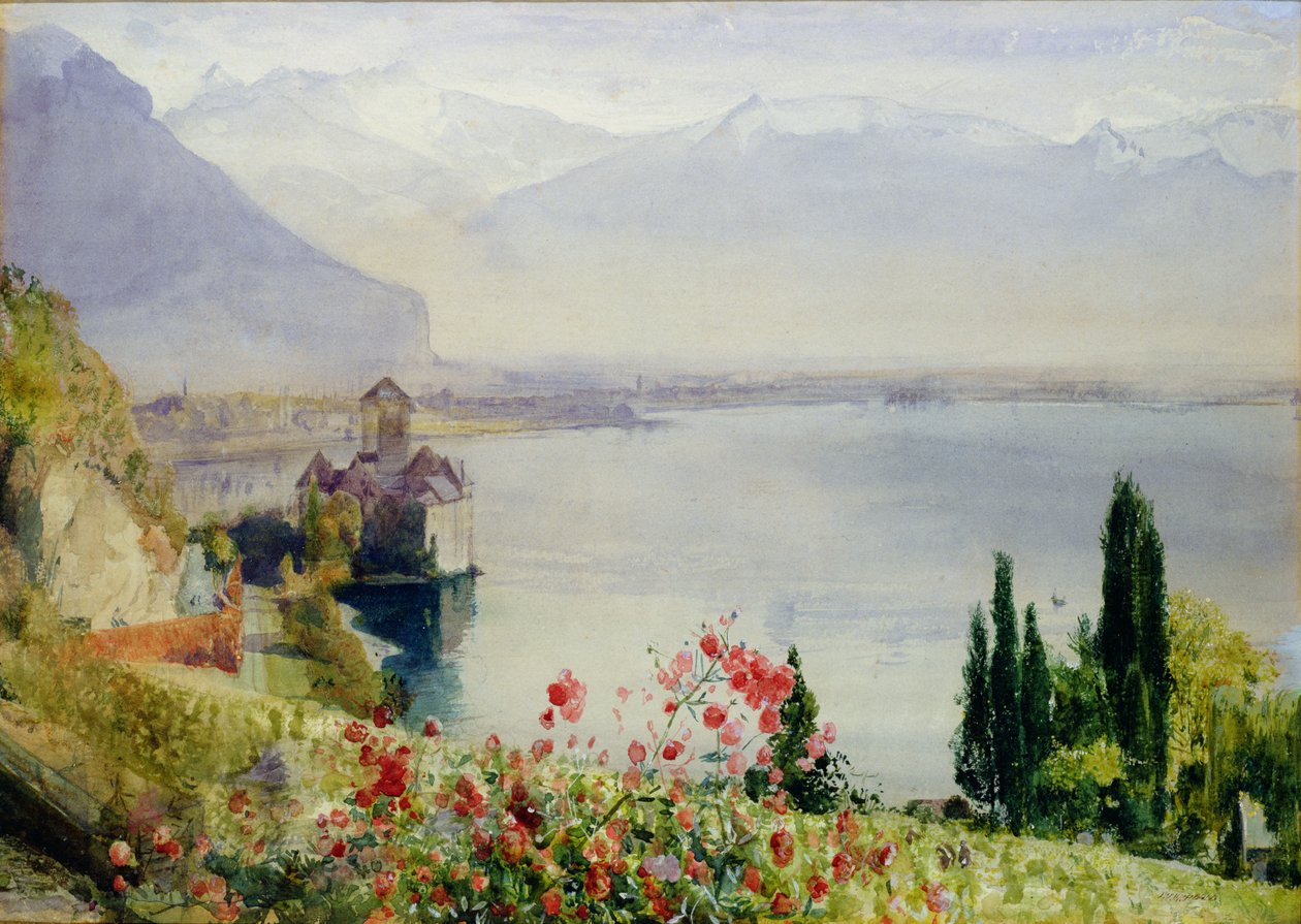 Chillonin linna tekijältä John William Inchbold