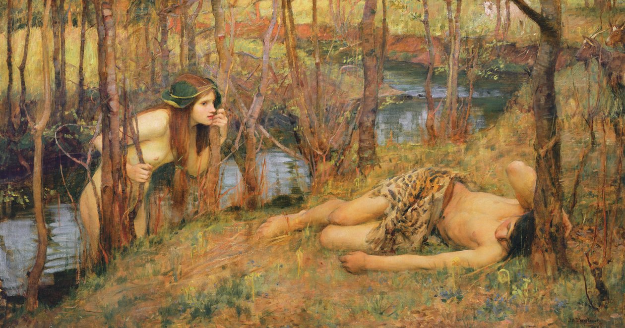 Naiad, 1893 tekijältä John William Waterhouse