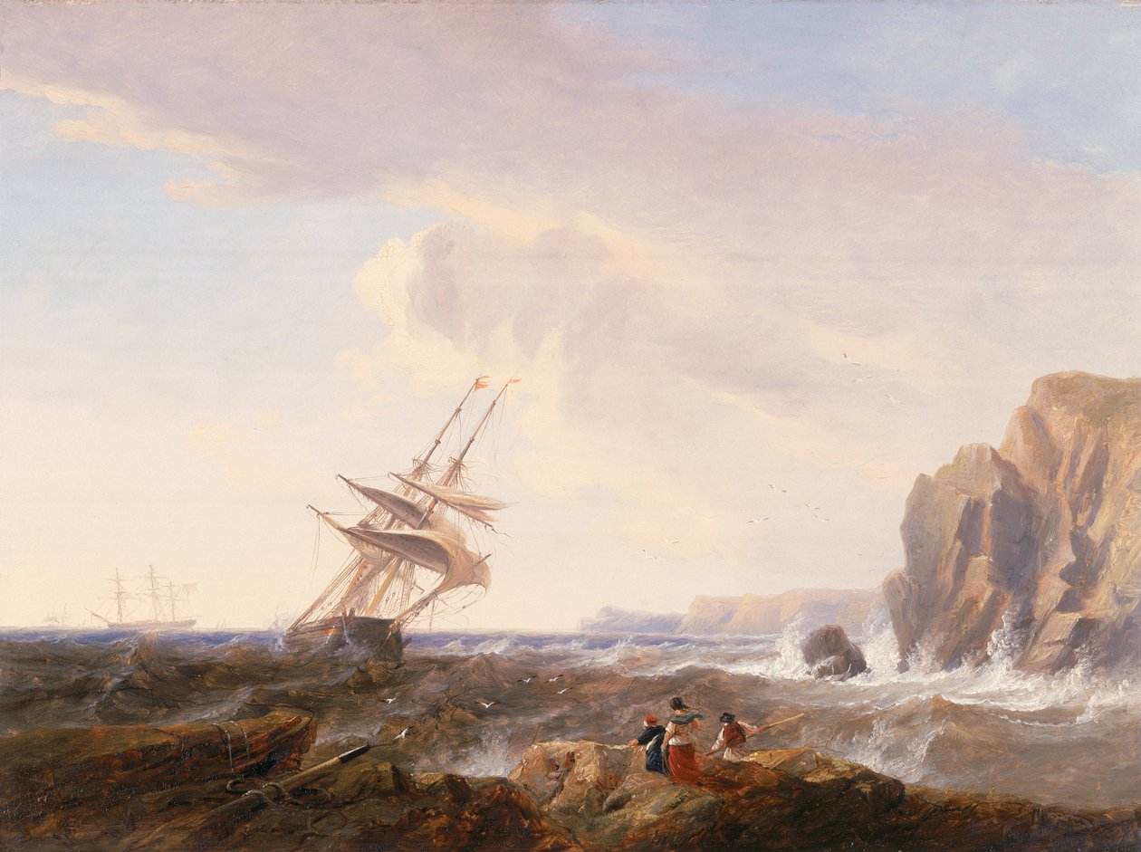 Aamu myrskyn jälkeen, 1844 (taulu) tekijältä John Wilson Carmichael