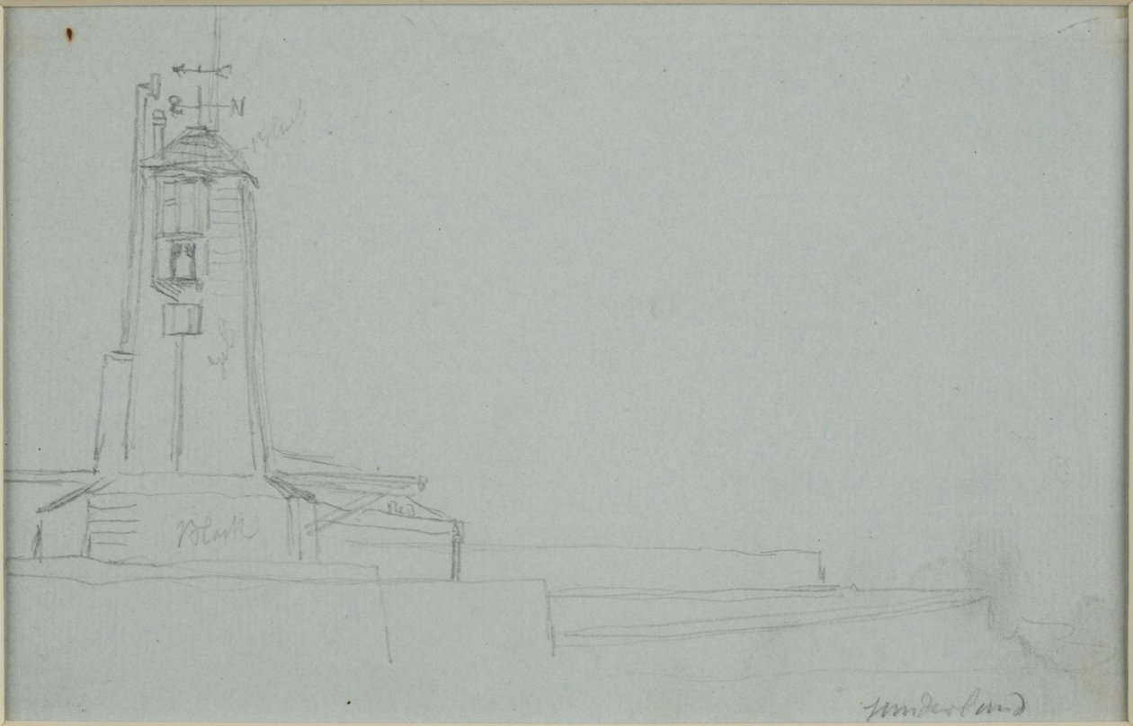 Sunderland (kynä paperille (harmaa)) tekijältä John Wilson Carmichael