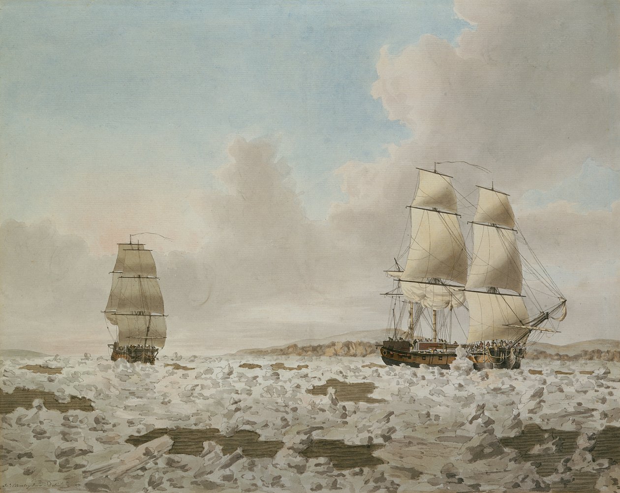 Kilpahevonen ja ruho pakottavat jään läpi tekijältä John the Younger Cleveley